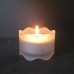 Round Frosted Glass Tealight Holders